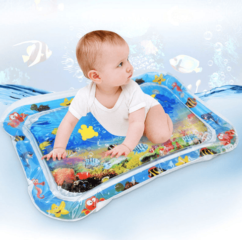 Rectangular Tummy Time Inflatable Water Play Mat - Alt View