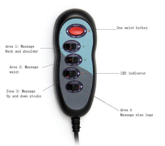 Multifunctional Electric Heating Whole Body Massage Mattress - DMC Wholesale