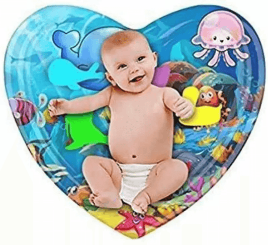 Heart Tummy Time Inflatable Water Play Mat - DMC Wholesale