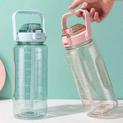 Combo: Clear Motivational Bottle (2 pcs) - DMC Wholesale