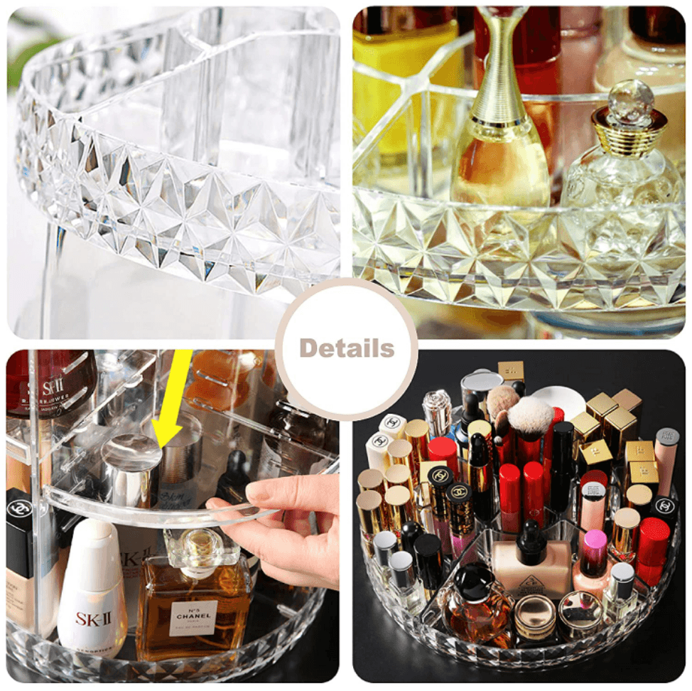 360 Degree Rotating Cosmetics Organiser - DMC Wholesale