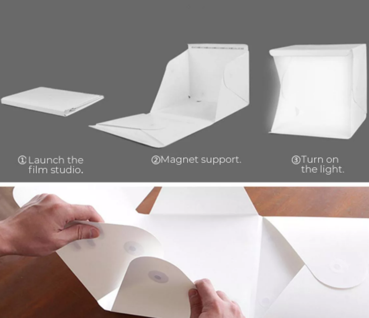 Portable Photo Studio Lightbox (40x40cm)