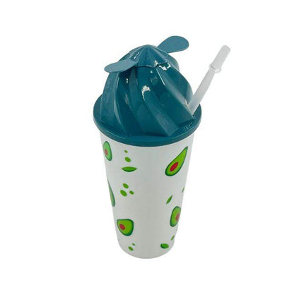 Ice Cream Water Cup With Lid (500ml)(12 pcs) - DMC Wholesale