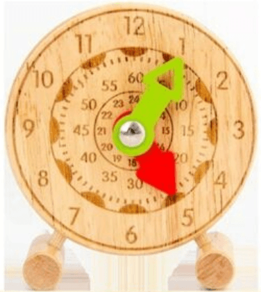 Wooden Cognitive Mini Clock - DMC Wholesale