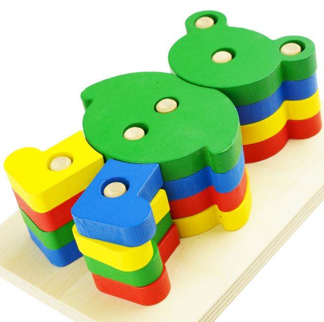 Wooden Animal Column Set Puzzle - DMC Wholesale