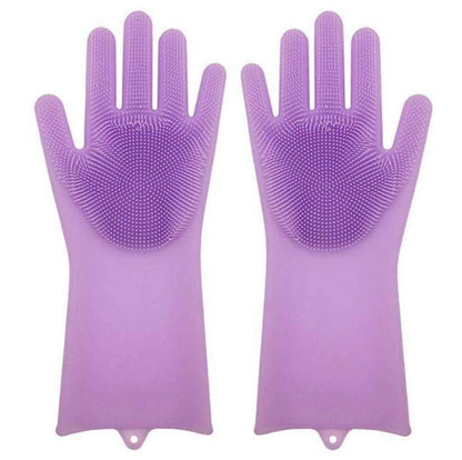 Multifunctional Silicone Pet Scrub Gloves - DMC Wholesale