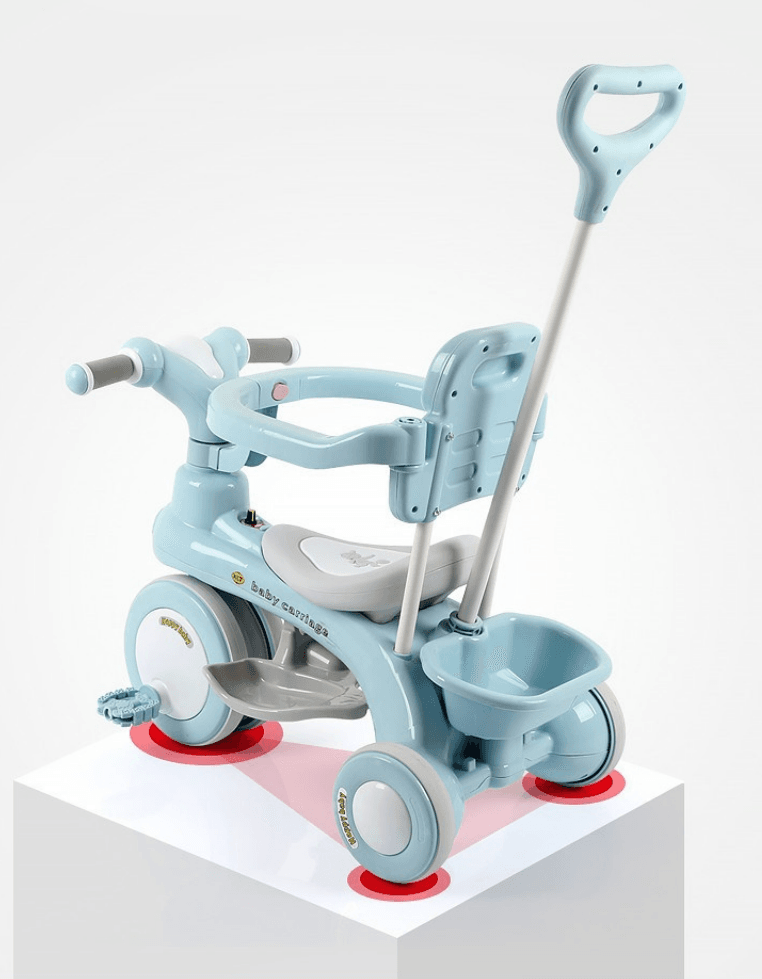 Tricycle Stroller With Lights And Music For Children - DMC Wholesale