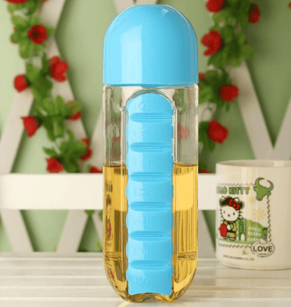 Pill And Vitamin Organiser Bottle - DMC Wholesale