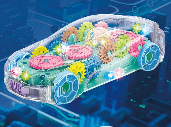 Transparent Gear System Car Toys - DMC Wholesale