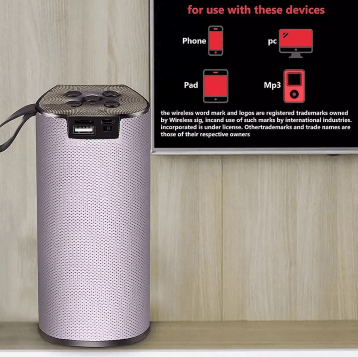 Splashproof Portable Bluetooth Speaker - DMC Wholesale