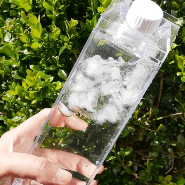 Acrylic Milk Carton Bottle ((1L) - DMC Wholesale