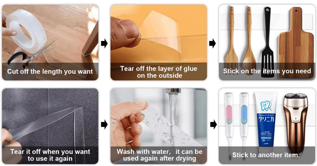 Broad Waterproof Nano Magic Reusable Ivy Grip Tape (3m) - DMC Wholesale