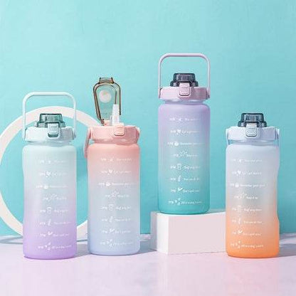 Motivational Water Bottle (2L) - DMC Wholesale