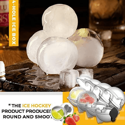 DIY 4 Holes Round Ice Ball Tray - DMC Wholesale