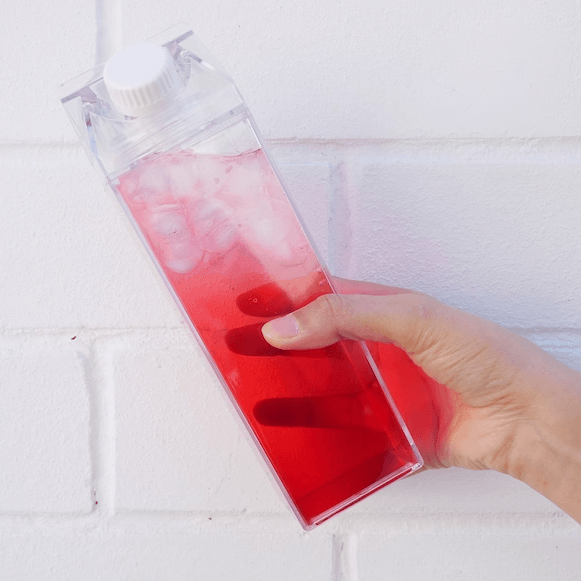 Acrylic Milk Carton Bottle ((1L) - DMC Wholesale