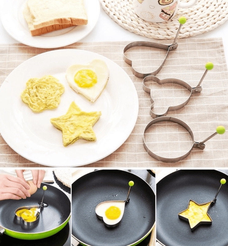 Fried Egg And Cookie Decorator Set (4 pcs) - DMC Wholesale