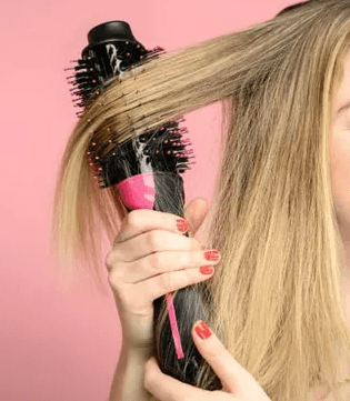 One-Step Hot Air Brush Dryer - Alt View