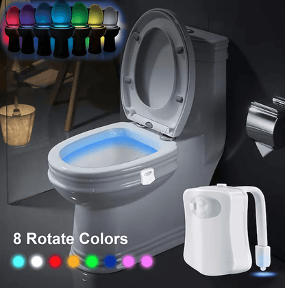 Multicoloured Motion Censored Toilet Light (8 Colour) - DMC Wholesale