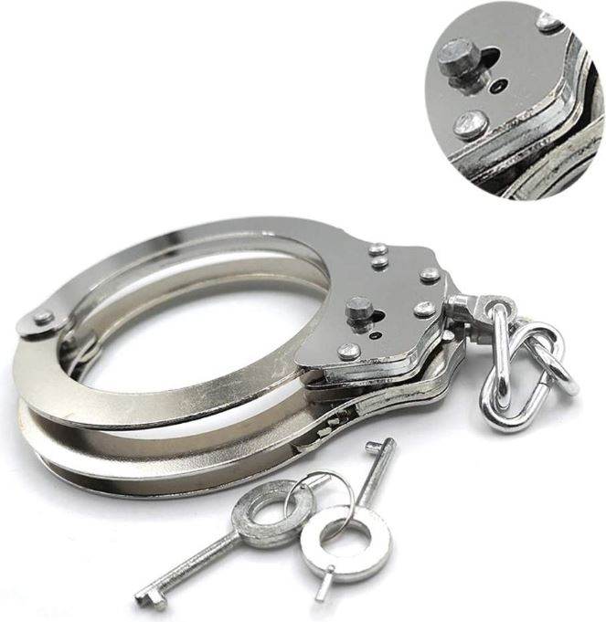 Metal Handcuffs With Key - DMC Wholesale