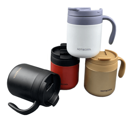 Double Steel Thermos Coffee Mug (500ml) - DMC Wholesale