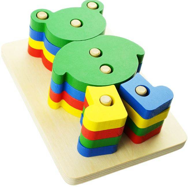 Wooden Animal Column Set Puzzle - DMC Wholesale