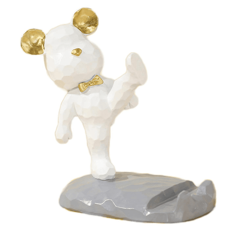 Bear Sculpture Mobile Phone Stand - Alt View