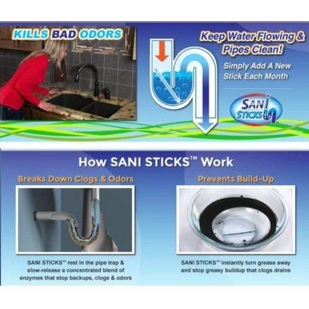 Drain Cleaner Stick Set (12 pcs) - DMC Wholesale