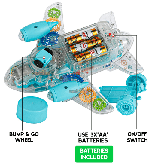 Gear Airplane - DMC Wholesale