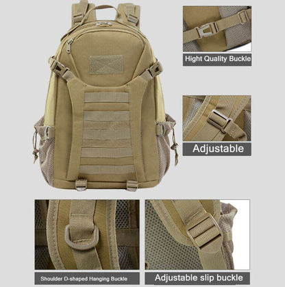 Tactical Military Backpack (Khaki) - DMC Wholesale