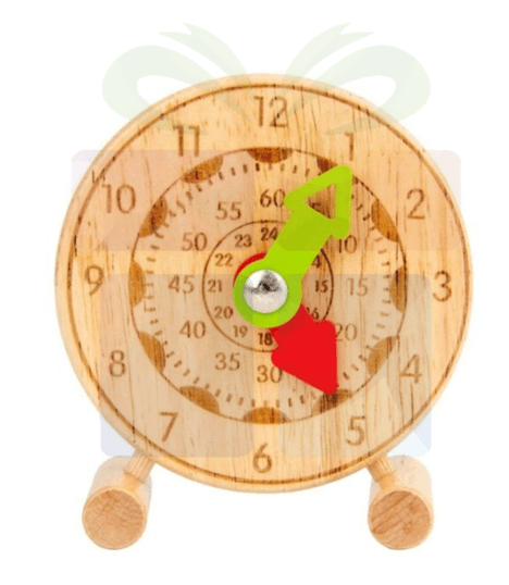 Wooden Cognitive Mini Clock - DMC Wholesale