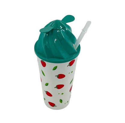 Ice Cream Water Cup With Lid (500ml)(12 pcs) - DMC Wholesale