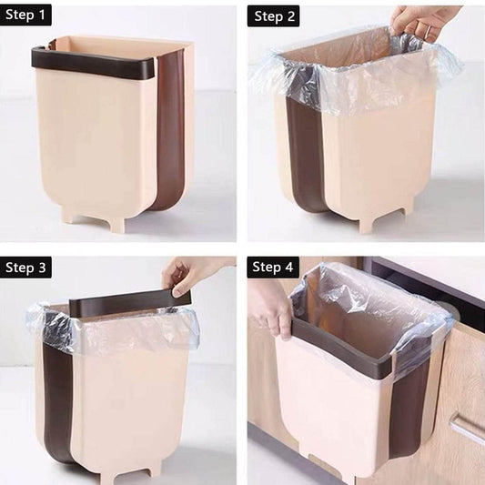 Large Foldable Multipurpose Hanging Trash Can - DMC Wholesale