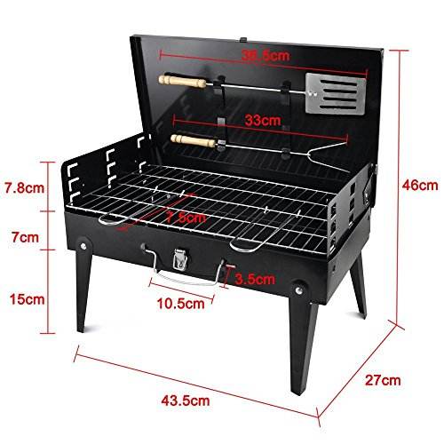 Portable Grill With Carry Handle And Tools - DMC Wholesale