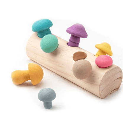 Wooden Mushroom Toys Picking Game - DMC Wholesale
