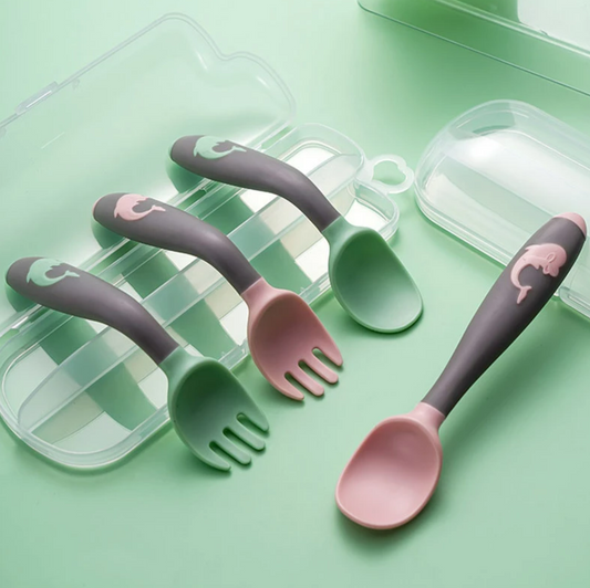 Play And Learn To Eat Spoon And Fork Set