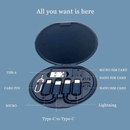 Multifunctional Data Cable Conversion Head (Excluding Sim Cards) - DMC Wholesale