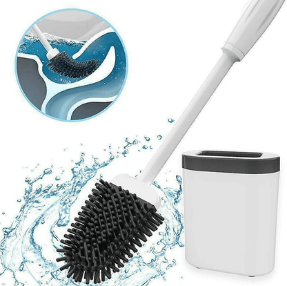 Silicone Flex Toilet Brush With Holder - DMC Wholesale