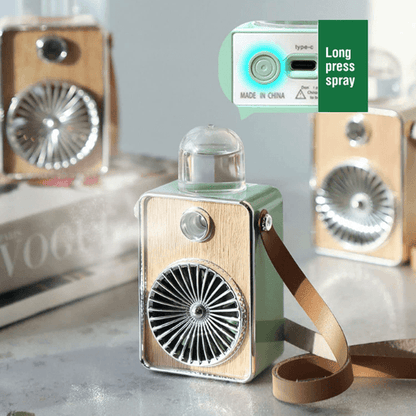 Mini Portable Retro Spray Fan - DMC Wholesale
