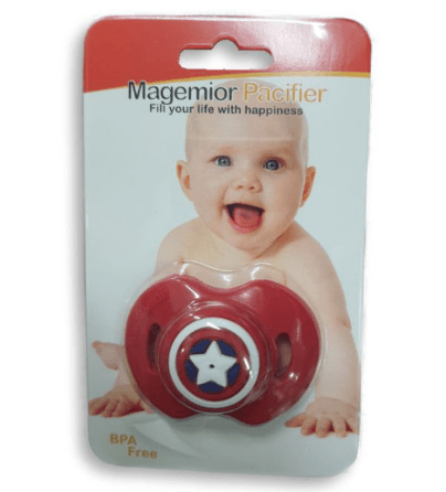 Superhero Pacifier Baby Soother With Unique Shape - DMC Wholesale