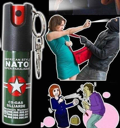 Pepper Spray Keyring For Self Defence (20ml) - DMC Wholesale