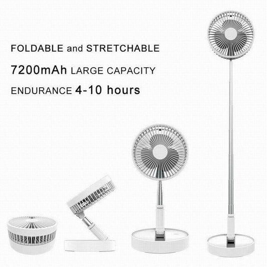 Telescopic Folding USB Charging Fan - DMC Wholesale