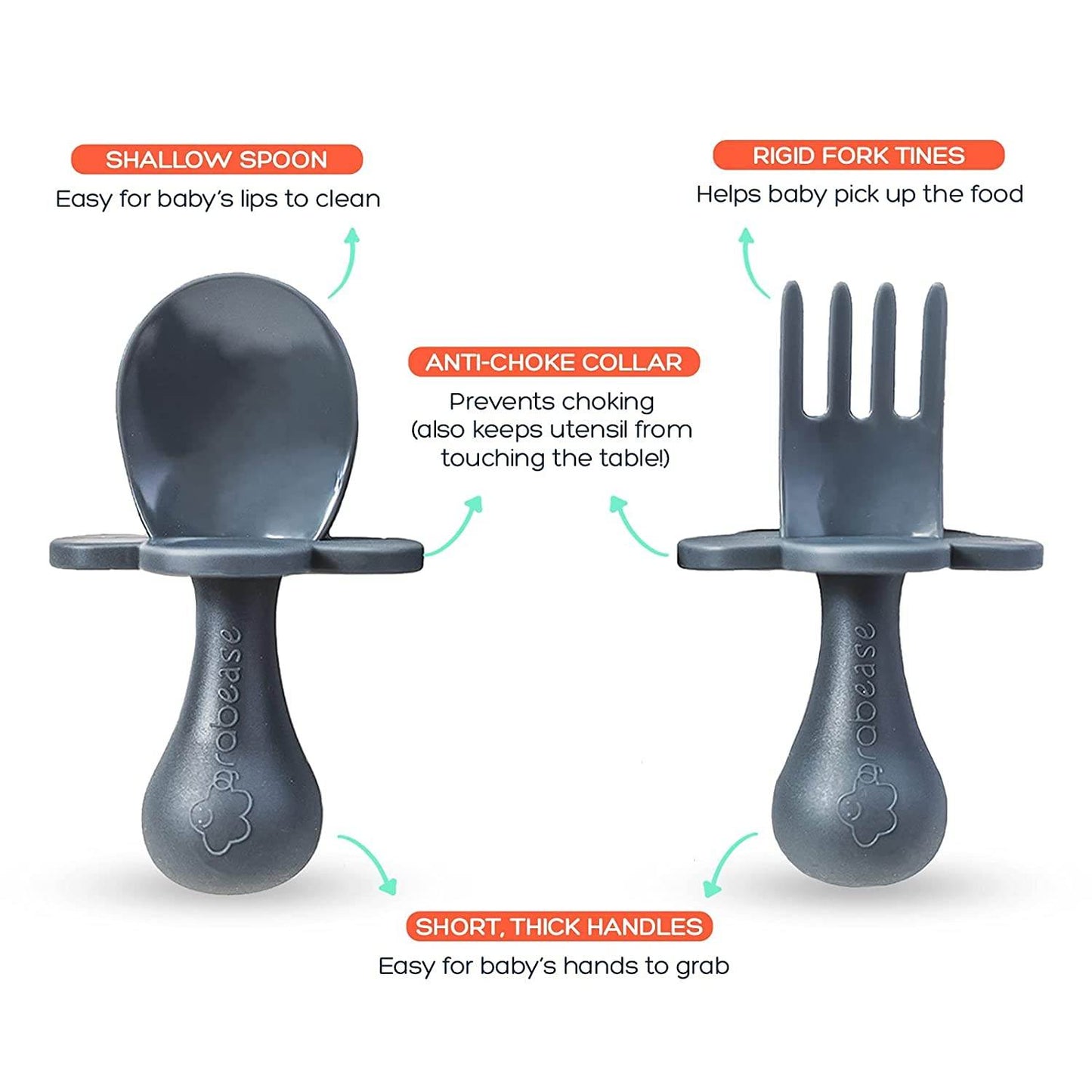 Baby and Toddler Self-Feeding Utensil Set - DMC Wholesale