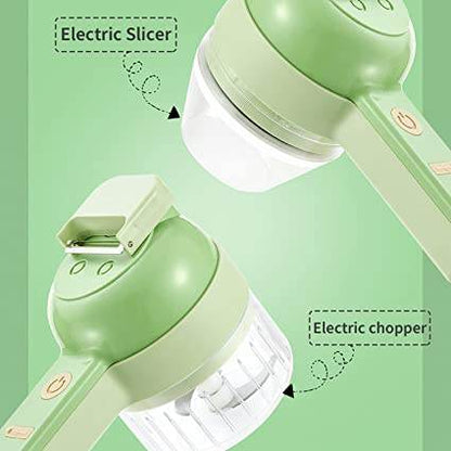 4in1 Handheld Electric Veggie Chopper Set - DMC Wholesale
