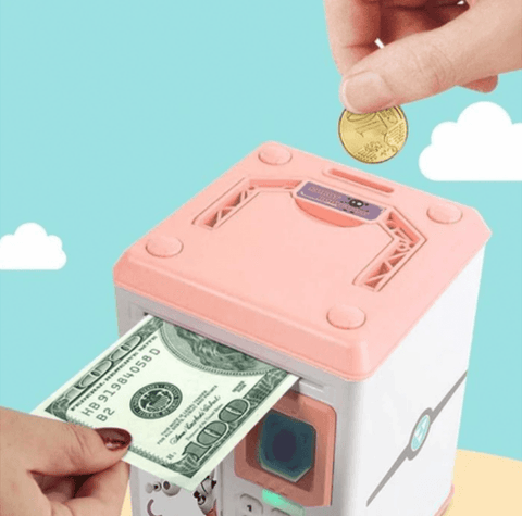 Fingerprint Electronic Piggy Bank - Alt View