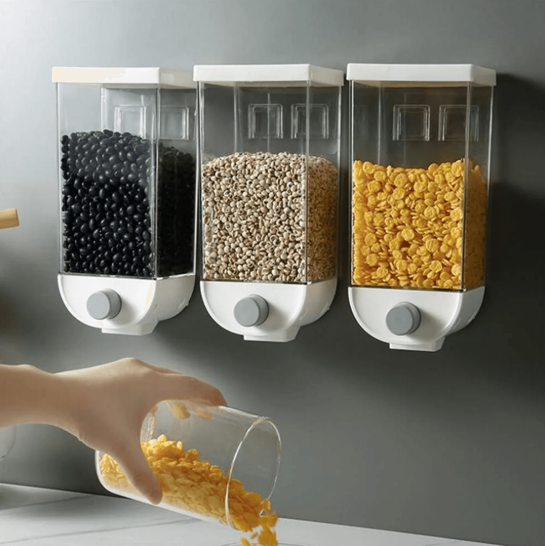 Wall Mounted Cereal Dispenser (Small)(1L) - DMC Wholesale