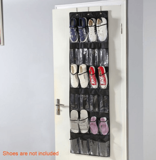 Over the door Shoe organiser (24 Pocket) - DMC Wholesale