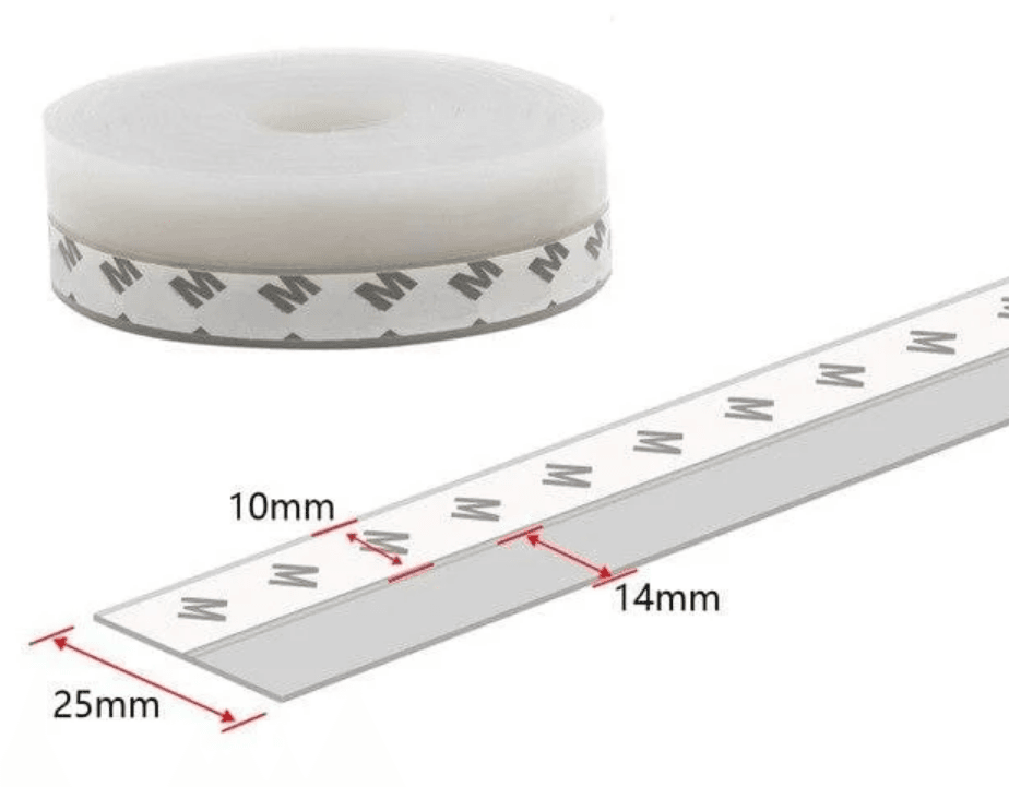 Self-Adhesive Silicone Insulating Strip (3m) - DMC Wholesale