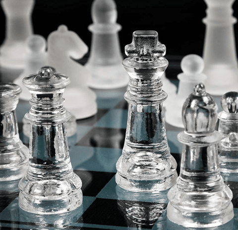 Glass Chess Set - Alt View