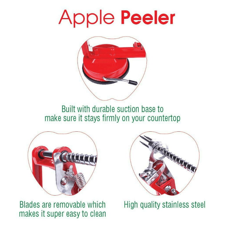 Apple Slicing Coring And Peeling Machine - DMC Wholesale