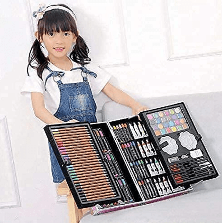 Unicorn Art Set With Aluminum Casing (145pc) - DMC Wholesale